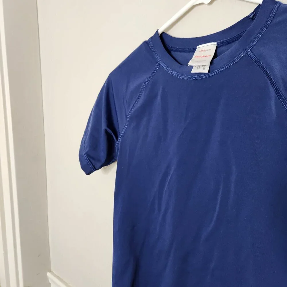 HANNA ANDERSSON Navy Blue Swim Rash Guard Tee